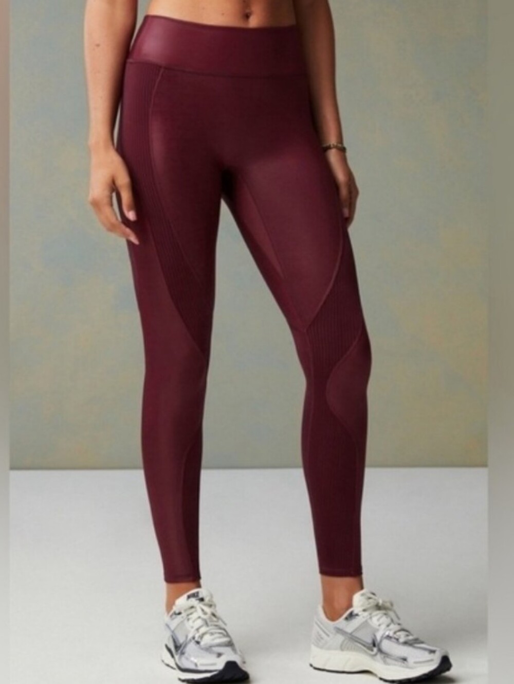 Fabletics Sculpting High-Rise Leggings — Wine